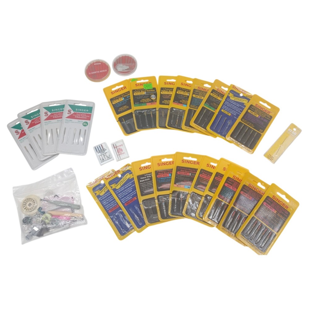 [25] Vtg Singer Sewing Machine Needles Different Sizes 11/14/16‎ Assortment